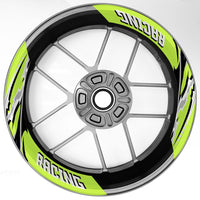 S19 17 inch Rim Front & Rear Removable 2-Piece Rim Sticker For Suzuki GSX-R 125 250 600 750