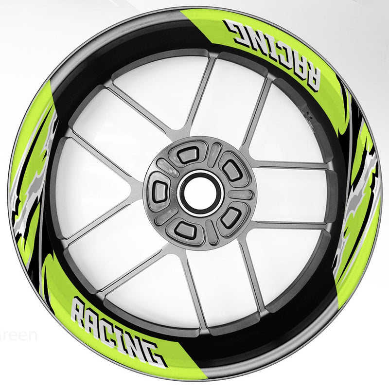 S19 17 inch Rim Front & Rear Removable 2-Piece Rim Sticker For Suzuki GSX-R 125 250 600 750