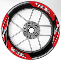 S19 17 inch Rim Front & Rear Removable 2-Piece Rim Sticker For Suzuki GSX-R 125 250 600 750