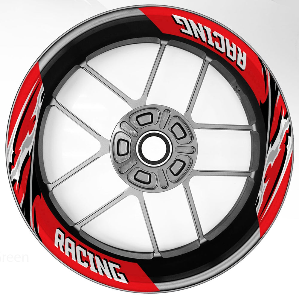 S19 17 inch Rim Front & Rear Removable 2-Piece Rim Sticker For Suzuki GSX-R 125 250 600 750