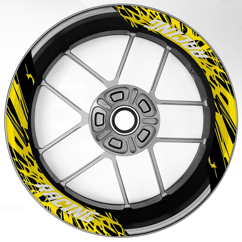 S20 17 inch Rim Front & Rear Removable 2-Piece Rim Sticker For Suzuki SV650 SV1000 GSXS750