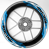 S21 17 inch Rim Front & Rear Removable 2-Piece Rim Sticker For Suzuki Gladius 650 TL1000R