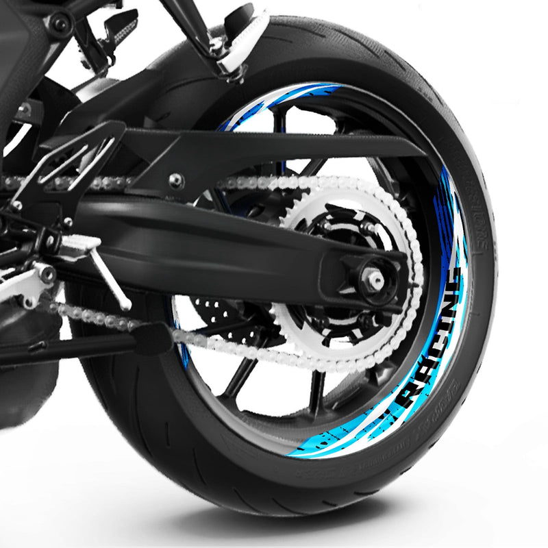 S21 17 inch Rim Front & Rear Removable 2-Piece Rim Sticker For Suzuki Gladius 650 TL1000R