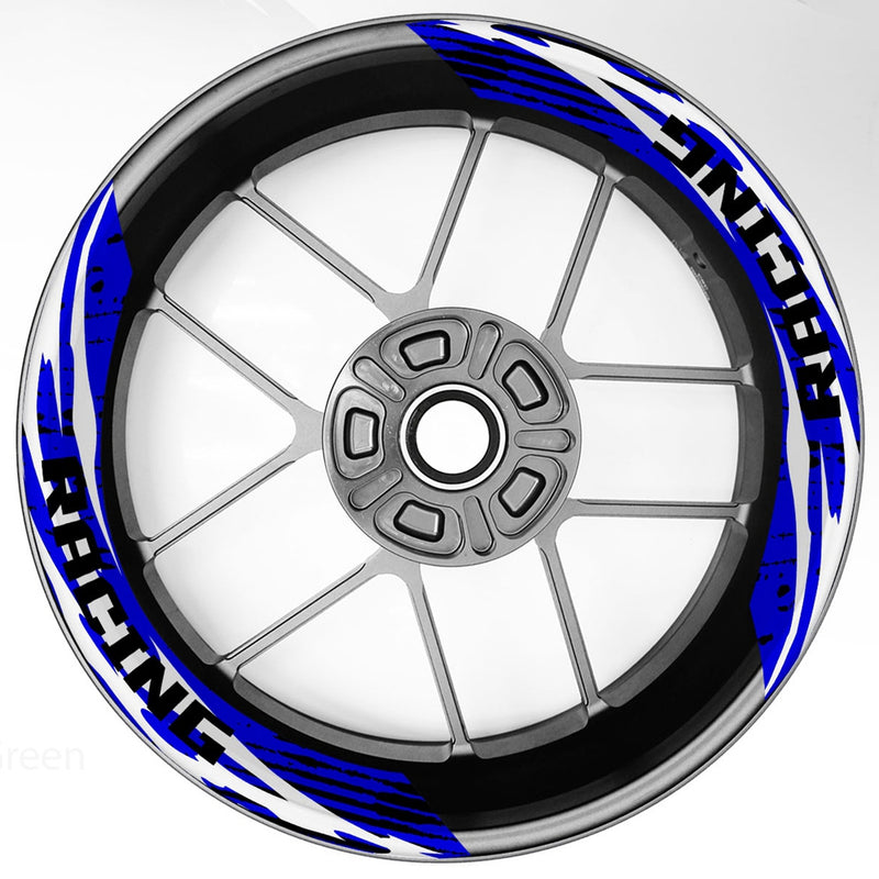 S21 17 inch Rim Front & Rear Removable 2-Piece Rim Sticker For Suzuki Gladius 650 TL1000R