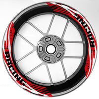 S21 17 inch Rim Front & Rear Removable 2-Piece Rim Sticker For Suzuki Gladius 650 TL1000R