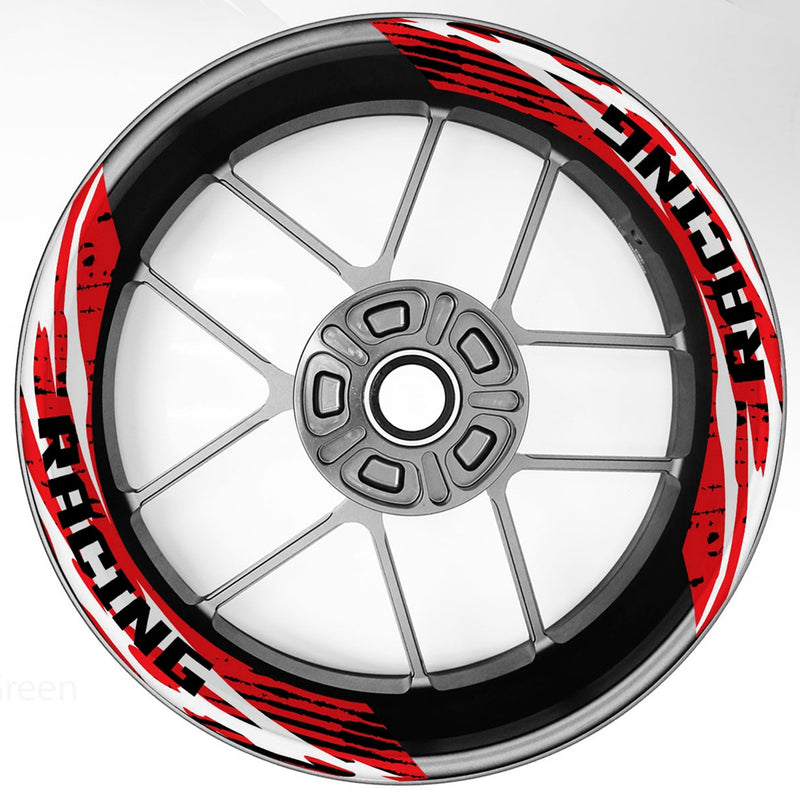 S21 17 inch Rim Front & Rear Removable 2-Piece Rim Sticker For Suzuki Gladius 650 TL1000R