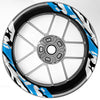 S22 17 inch Rim Front & Rear Removable 2-Piece Rim Sticker For Suzuki B-King GSX750 GSR650
