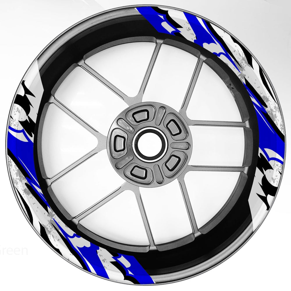 S22 17 inch Rim Front & Rear Removable 2-Piece Rim Sticker For Suzuki B-King GSX750 GSR650