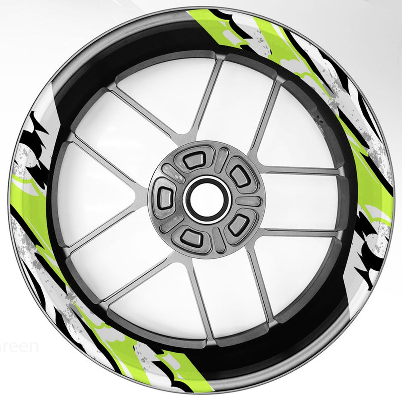 S22 17 inch Rim Front & Rear Removable 2-Piece Rim Sticker For Suzuki B-King GSX750 GSR650