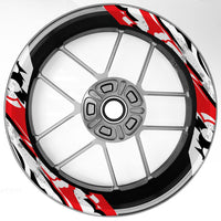 S22 17 inch Rim Front & Rear Removable 2-Piece Rim Sticker For Suzuki B-King GSX750 GSR650