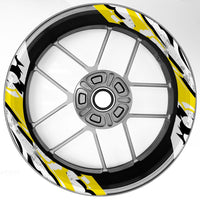 S22 17 inch Rim Front & Rear Removable 2-Piece Rim Sticker For Suzuki B-King GSX750 GSR650