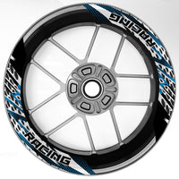 S23 17 inch Rim Front & Rear Removable 2-Piece Rim Sticker For Yamaha MT-09 Tracer FZ09