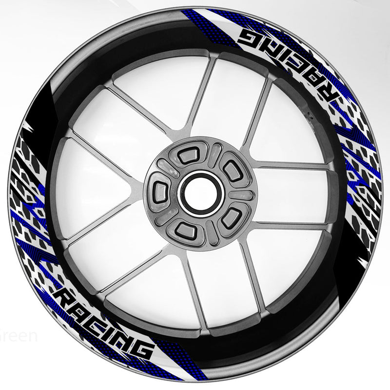 S23 17 inch Rim Front & Rear Removable 2-Piece Rim Sticker For Yamaha MT-09 Tracer FZ09