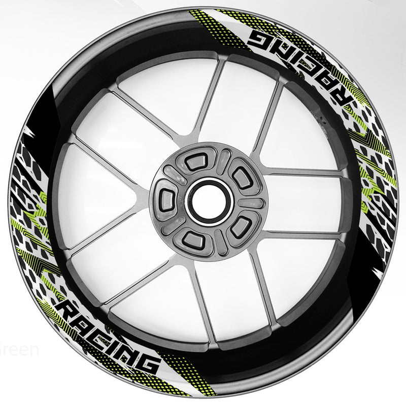 S23 17 inch Rim Front & Rear Removable 2-Piece Rim Sticker For Yamaha MT-09 Tracer FZ09