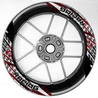 S23 17 inch Rim Front & Rear Removable 2-Piece Rim Sticker For Yamaha MT-09 Tracer FZ09