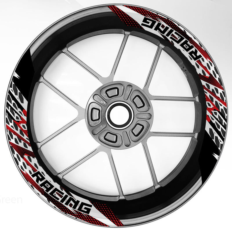 S23 17 inch Rim Front & Rear Removable 2-Piece Rim Sticker For Yamaha MT-09 Tracer FZ09