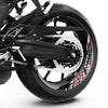 S23 17 inch Rim Front & Rear Removable 2-Piece Rim Sticker For Yamaha MT-09 Tracer FZ09