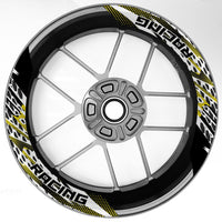 S23 17 inch Rim Front & Rear Removable 2-Piece Rim Sticker For Yamaha MT-09 Tracer FZ09