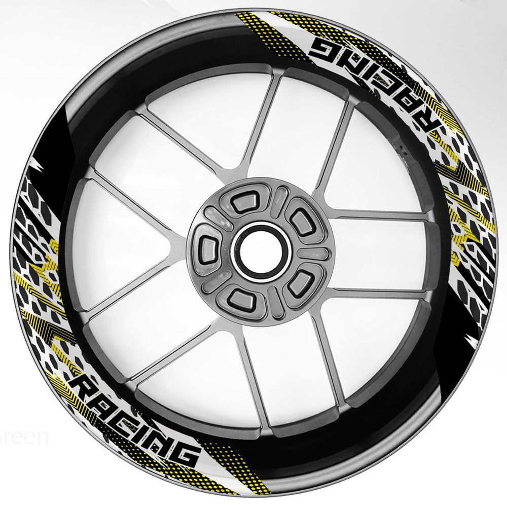 S23 17 inch Rim Front & Rear Removable 2-Piece Rim Sticker For Yamaha MT-09 Tracer FZ09