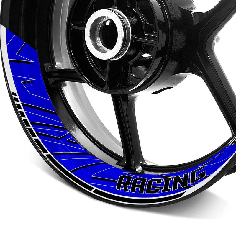 S24 17 inch Rim Front & Rear Removable 2-Piece Rim Sticker For Yamaha FZ07 MT-07 XSR700