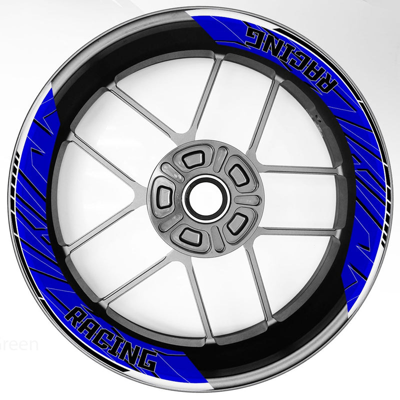S24 17 inch Rim Front & Rear Removable 2-Piece Rim Sticker For Yamaha FZ07 MT-07 XSR700
