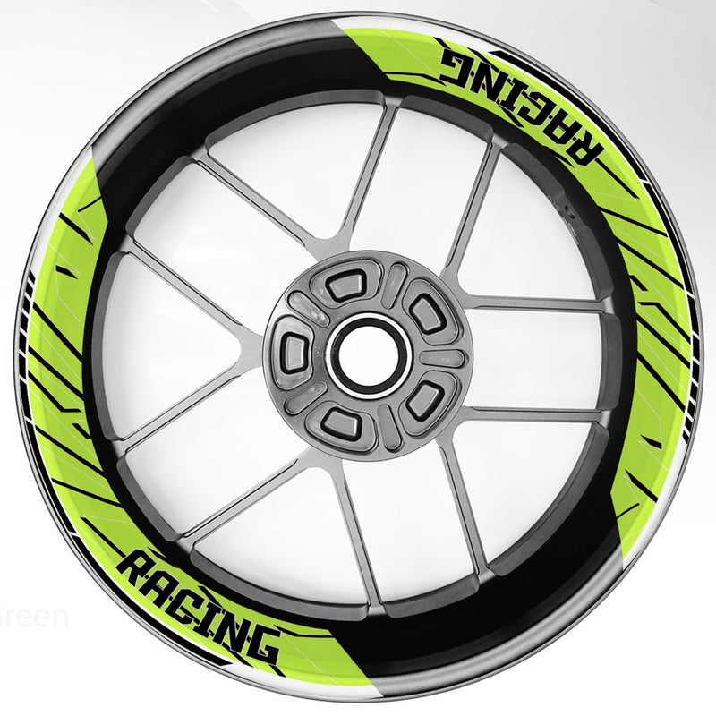 S24 17 inch Rim Front & Rear Removable 2-Piece Rim Sticker For Yamaha FZ07 MT-07 XSR700