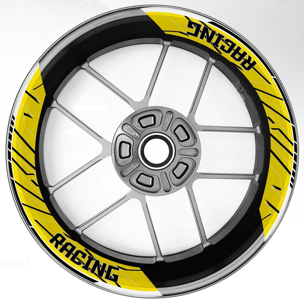 S24 17 inch Rim Front & Rear Removable 2-Piece Rim Sticker For Yamaha FZ07 MT-07 XSR700