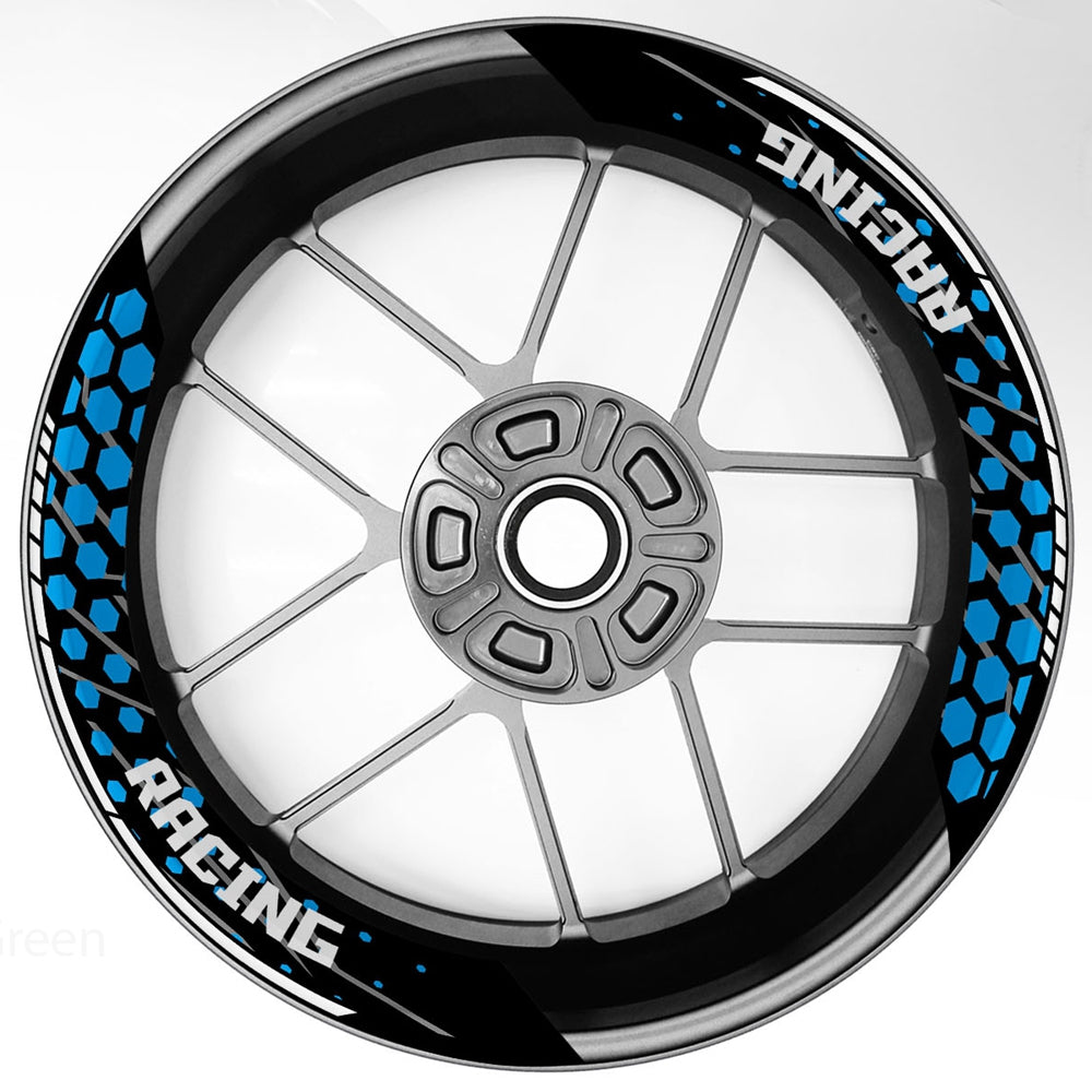 S25 17 inch Rim Front & Rear Removable 2-Piece Rim Sticker For Yamaha FJR1300 MT-03 MT-07