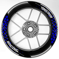 S25 17 inch Rim Front & Rear Removable 2-Piece Rim Sticker For Yamaha FJR1300 MT-03 MT-07