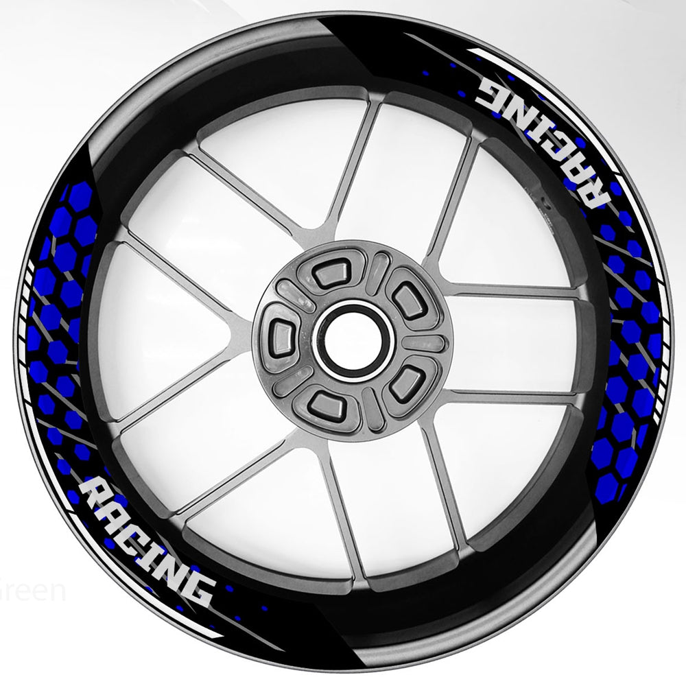 S25 17 inch Rim Front & Rear Removable 2-Piece Rim Sticker For Yamaha FJR1300 MT-03 MT-07