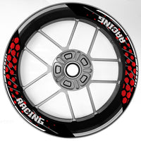 S25 17 inch Rim Front & Rear Removable 2-Piece Rim Sticker For Yamaha FJR1300 MT-03 MT-07