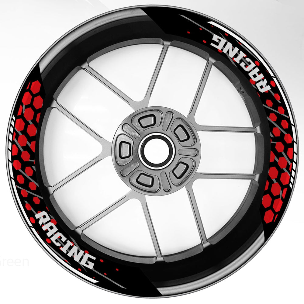 S25 17 inch Rim Front & Rear Removable 2-Piece Rim Sticker For Yamaha FJR1300 MT-03 MT-07