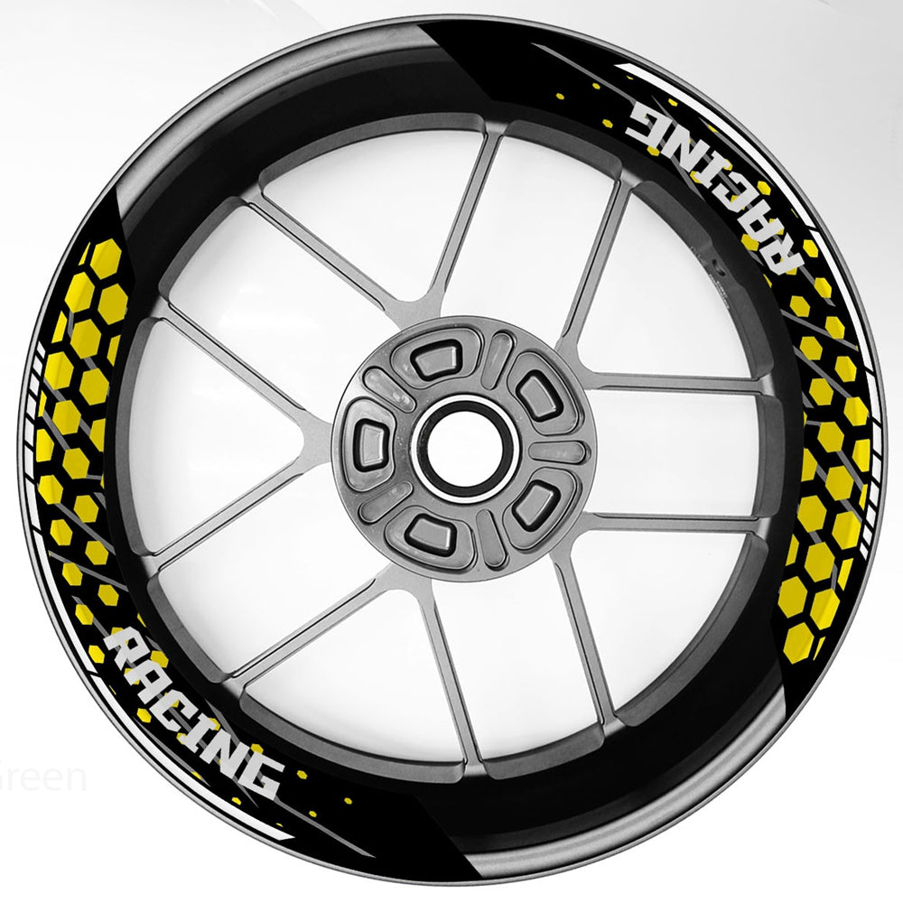 S25 17 inch Rim Front & Rear Removable 2-Piece Rim Sticker For Yamaha FJR1300 MT-03 MT-07