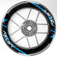 S26 17 inch Rim Front & Rear Removable 2-Piece Rim Sticker For Yamaha YZF R1 R1M R1S R3 R7