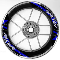 S26 17 inch Rim Front & Rear Removable 2-Piece Rim Sticker For Yamaha YZF R1 R1M R1S R3 R7