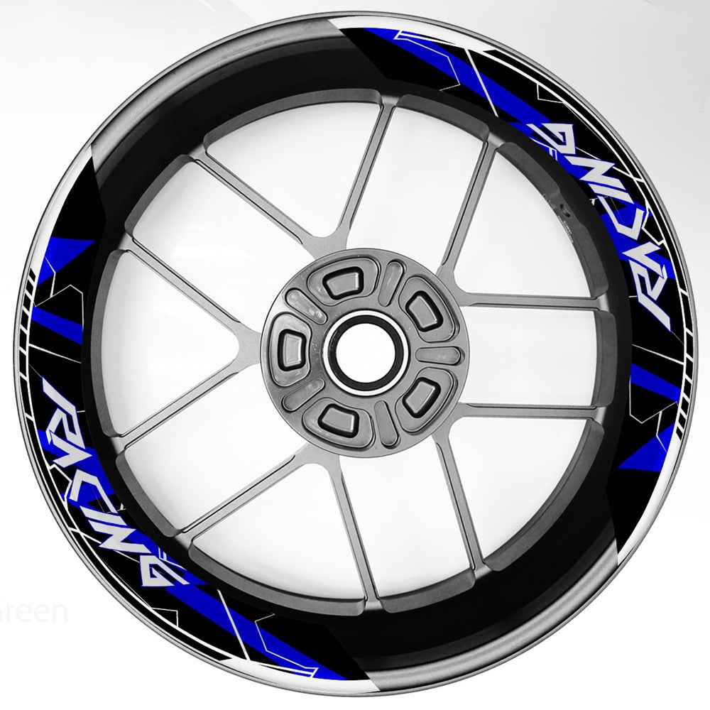 S26 17 inch Rim Front & Rear Removable 2-Piece Rim Sticker For Yamaha YZF R1 R1M R1S R3 R7