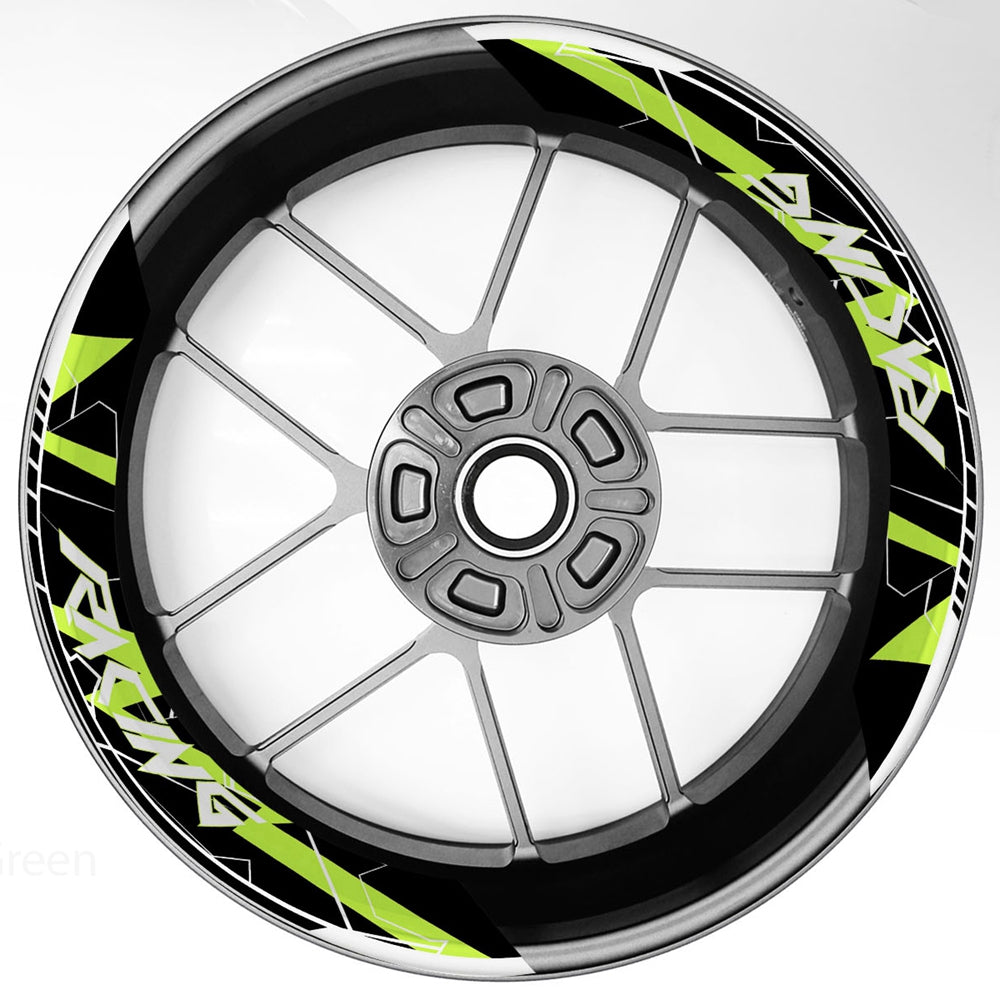 S26 17 inch Rim Front & Rear Removable 2-Piece Rim Sticker For Yamaha YZF R1 R1M R1S R3 R7