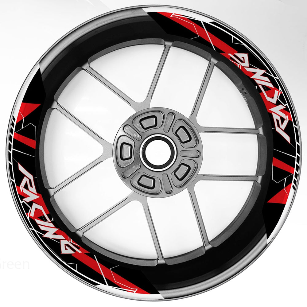 S26 17 inch Rim Front & Rear Removable 2-Piece Rim Sticker For Yamaha YZF R1 R1M R1S R3 R7