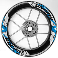 S27 17 inch Rim Front & Rear Removable 2-Piece Rim Sticker For Yamaha YZF 600R 1000R