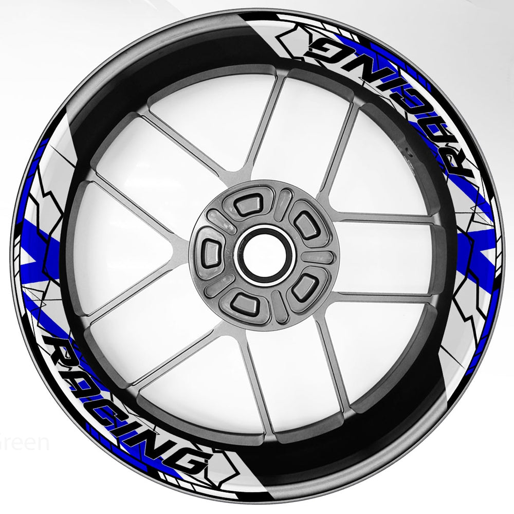 S27 17 inch Rim Front & Rear Removable 2-Piece Rim Sticker For Yamaha YZF 600R 1000R