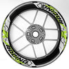 S27 17 inch Rim Front & Rear Removable 2-Piece Rim Sticker For Yamaha YZF 600R 1000R