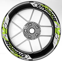 S27 17 inch Rim Front & Rear Removable 2-Piece Rim Sticker For Yamaha YZF 600R 1000R