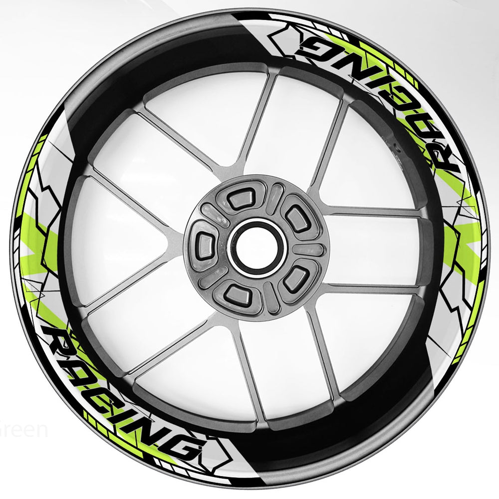 S27 17 inch Rim Front & Rear Removable 2-Piece Rim Sticker For Yamaha YZF 600R 1000R