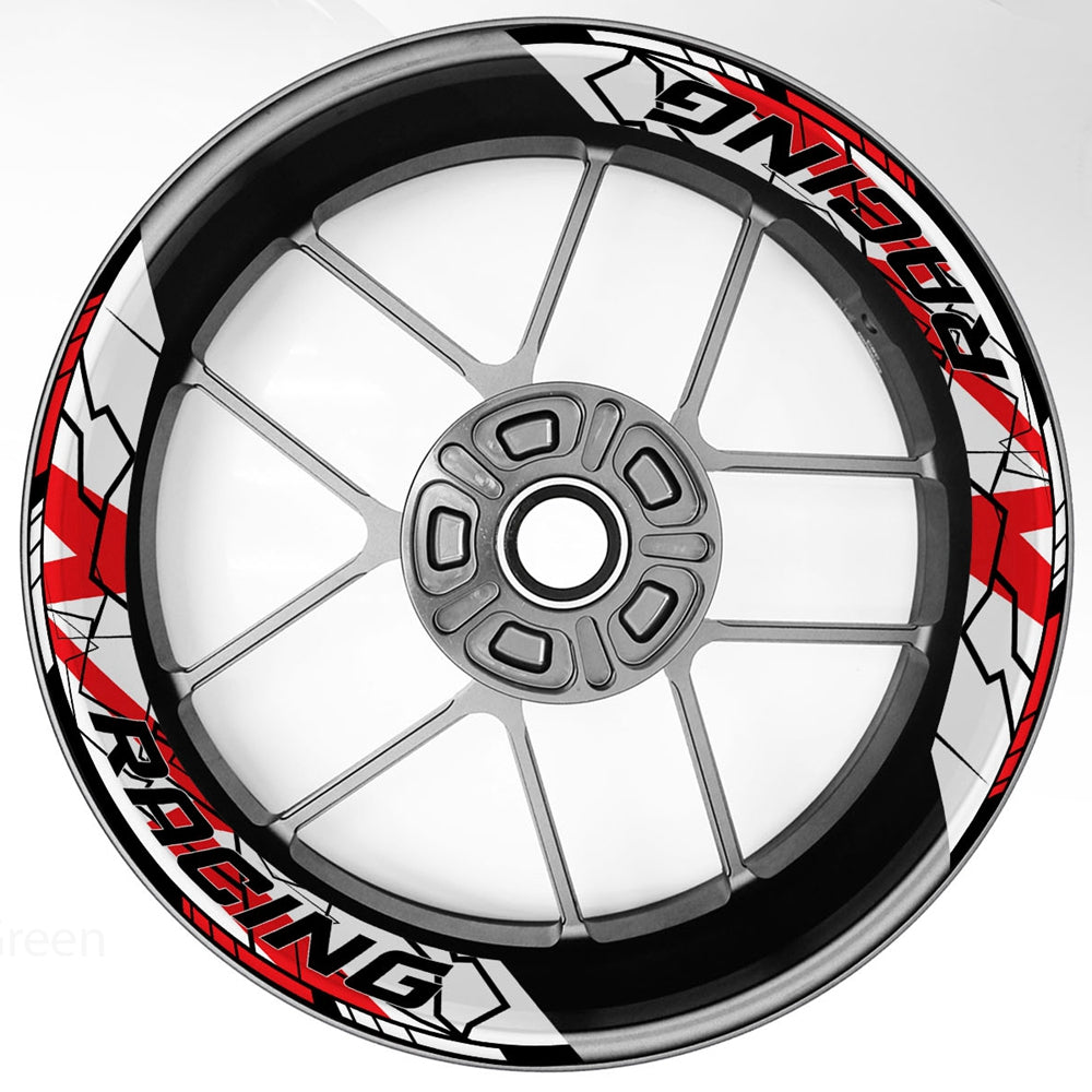 S27 17 inch Rim Front & Rear Removable 2-Piece Rim Sticker For Yamaha YZF 600R 1000R