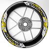 S27 17 inch Rim Front & Rear Removable 2-Piece Rim Sticker For Yamaha YZF 600R 1000R