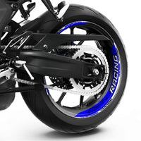 S28 17 inch Rim Front & Rear Removable 2-Piece Rim Sticker For Yamaha XSR 900 FZS 600 1000