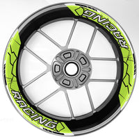 S28 17 inch Rim Front & Rear Removable 2-Piece Rim Sticker For Yamaha XSR 900 FZS 600 1000