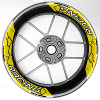 S28 17 inch Rim Front & Rear Removable 2-Piece Rim Sticker For Yamaha XSR 900 FZS 600 1000