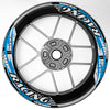 S29 17 inch Rim Front & Rear Removable 2-Piece Rim Sticker For Triumph Street Cup Twin