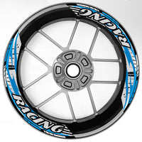 S29 17 inch Rim Front & Rear Removable 2-Piece Rim Sticker For Triumph Street Cup Twin